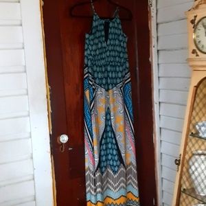 Maggy London Multicolor Maxi Dress